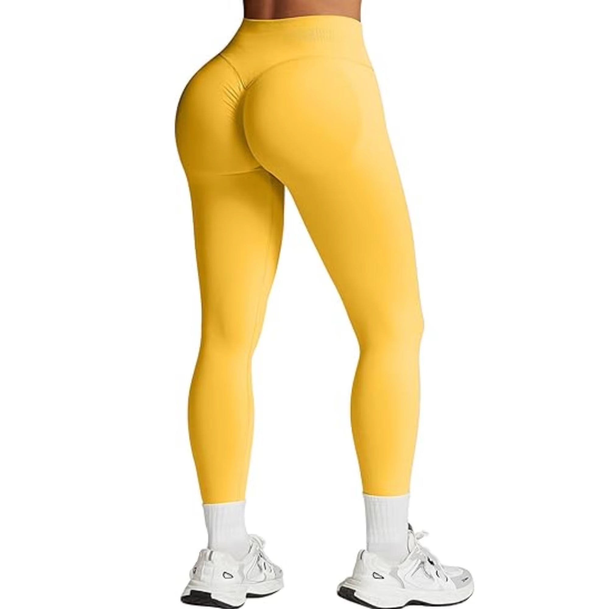 Elevate Your Workout with Our Seamless Women's Yoga Pants - Sexy Hip-Lifting Fit for Ultimate Comfort and Style